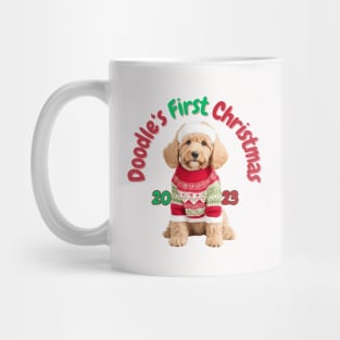 Doodle's First Christmas 2023 Mug